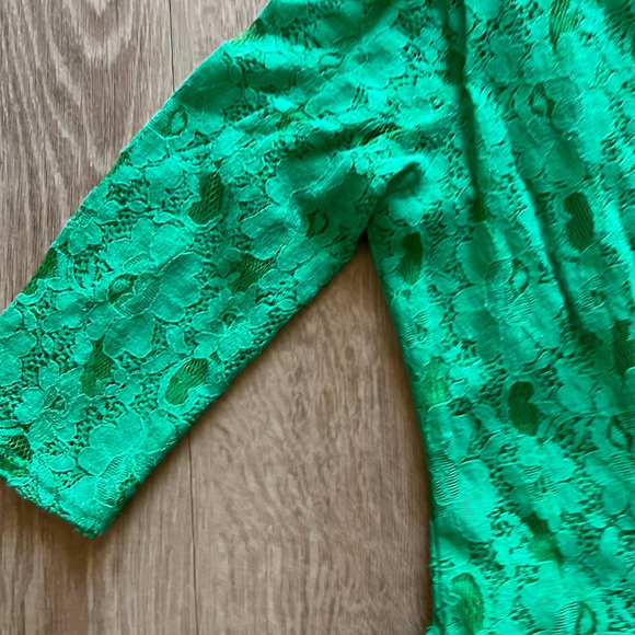 Maude Medium Green Lace Romper - Picture 6 of 10